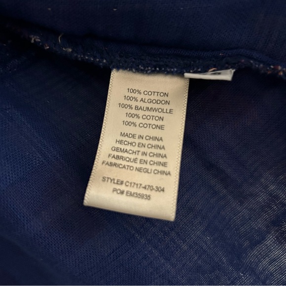 New Anthropologie Cloth & Stone 100% Cotton Plaid Flannel size XS - Picture 7 of 7